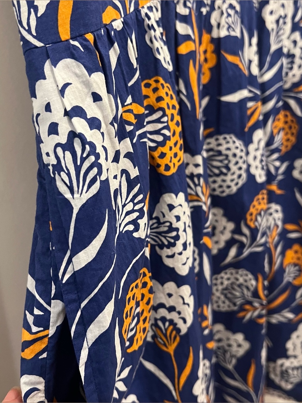 Draper James Simone Abstract Dahlia Print Dress with Pockets Size XXL - Picture 9 of 9